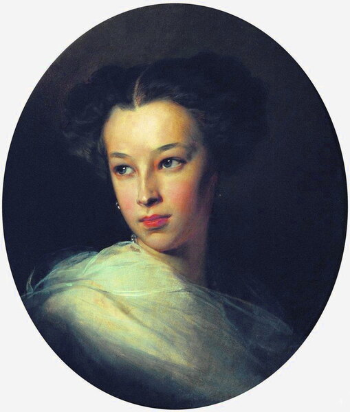 Иван Макаров. Портрет Натальи Дубельт, 1849