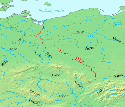 Odra-mapa