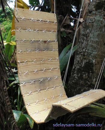 Мастерим деревянное кресло-гамак