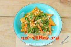 Теплый салат из тыквы с орехами Теплый салат из тыквы с орехами