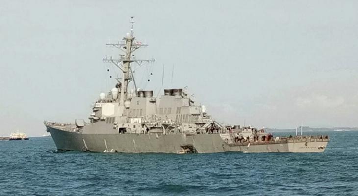ВМС США приостановят военно-морские операции по всему миру после инцидента с эсминцем