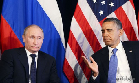 Путин VS Обамa (подборка кар&hellip;