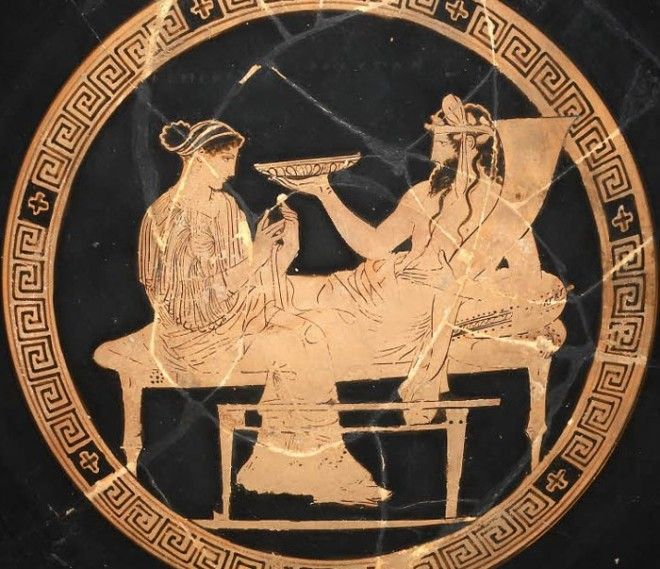  Боги мертвых brАид и Персефона Античная вазопись