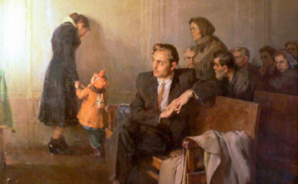 АЛЕКСЕЙ СОЛОДОВНИКОВ «В СОВЕТСКОМ СУДЕ» (1955).