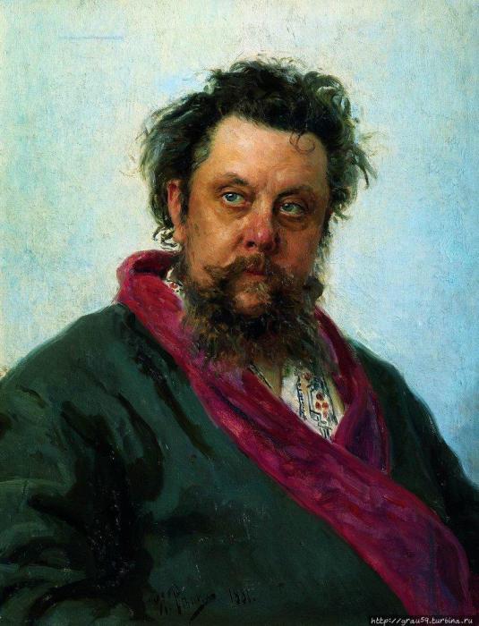 И.Е.Репин."Портрет Мусоргского И.Е.Репин."Портрет Мусоргского