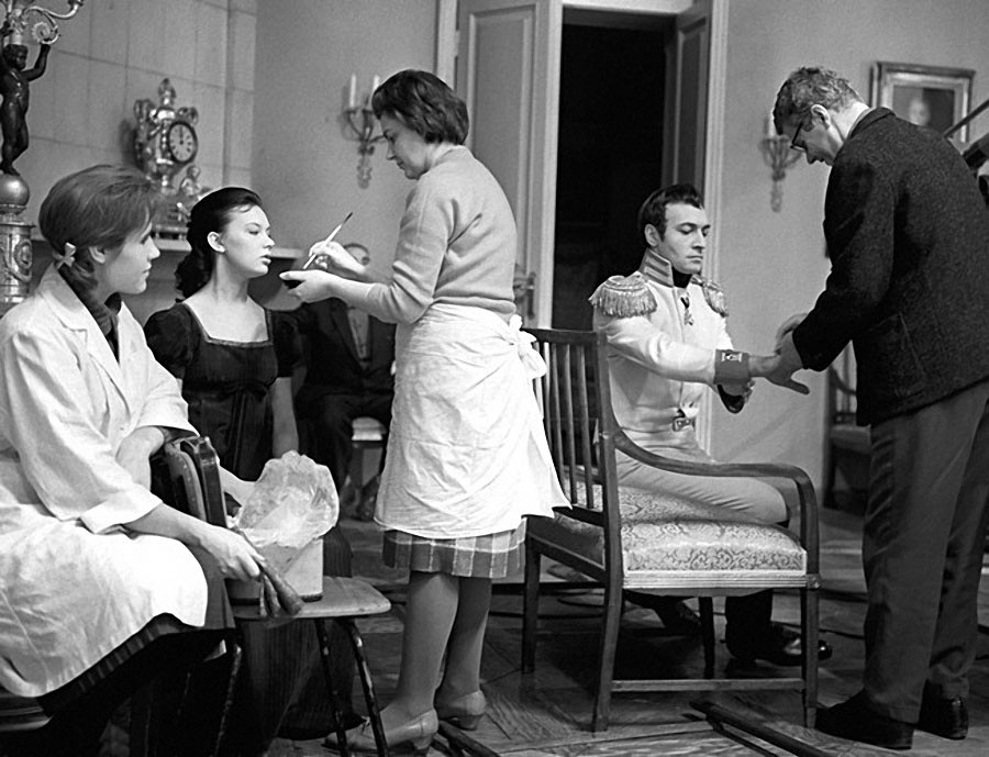 съемки кинофильма «Война и мир», 1963 год съемки кинофильма «Война и мир», 1963 год