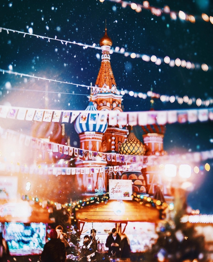 Новогодняя Москва на фотографиях Кристины Макеевой Новогодняя Москва на фотографиях Кристины Макеевой