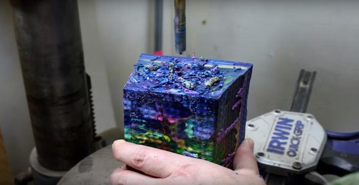Восковые мелки + духовка + фантазия