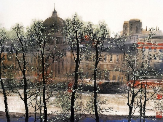 Художник Liu Maoshan. Волшебный акварельный мир