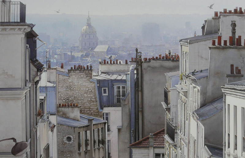 Художник Thierry Duval. Париж в акварельных красках!