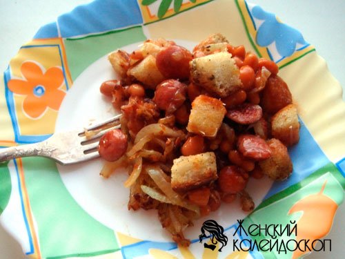 Салат из фасоли в томатном соусе рецепт с очень вкусный Салат из фасоли в томатном соусе рецепт с очень вкусный