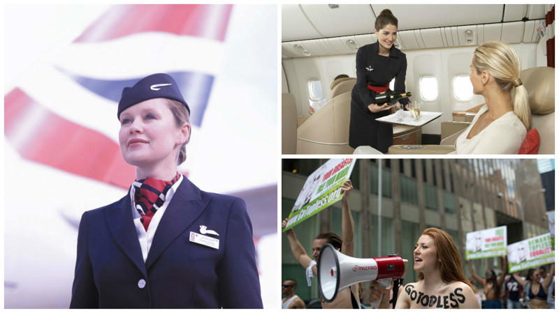 Требования к стюардессам в разных стран мира, и их результаты интересное, перелеты, самолеты, стюардессы