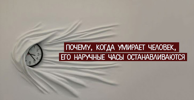 Почему, когда умирает человек, его наручные часы останавливаются