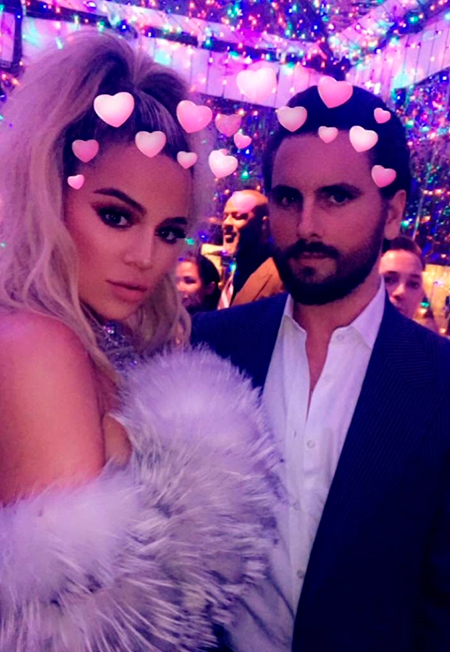 Хлое Кардашьян и экс-супруг Кортни - Скотт Дисик