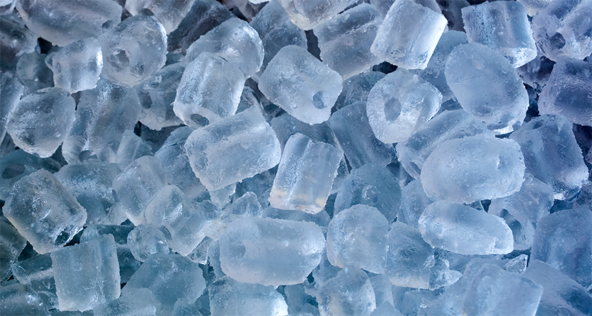 ice cubes