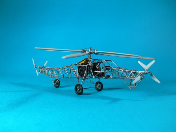 Модель вертолета ЦАГИ-1-ЭА в масштабе 1:72| Фото: Форум DWG.RU. Модель вертолета ЦАГИ-1-ЭА в масштабе 1:72| Фото: Форум DWG.RU.