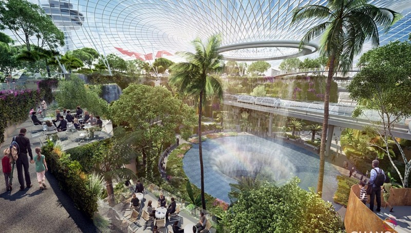 Jewel Changi Airport - потрясающий новый комплекс аэропорта в Сингапуре