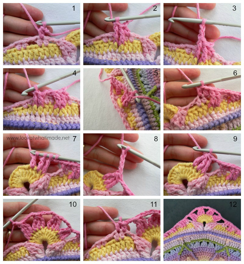 Sophies Garden {Photo Tutorial} free crochet patterns Photo Sophies Garden Round 29 Sophies Garden {Photo Tutorial}