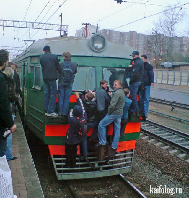 Приколы про РЖД (70 фото)