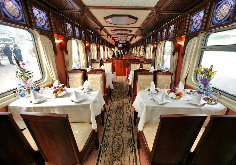 Роскошные VIP-поезда для путешествий