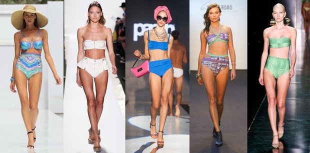 Актуальные модели купальников 2014