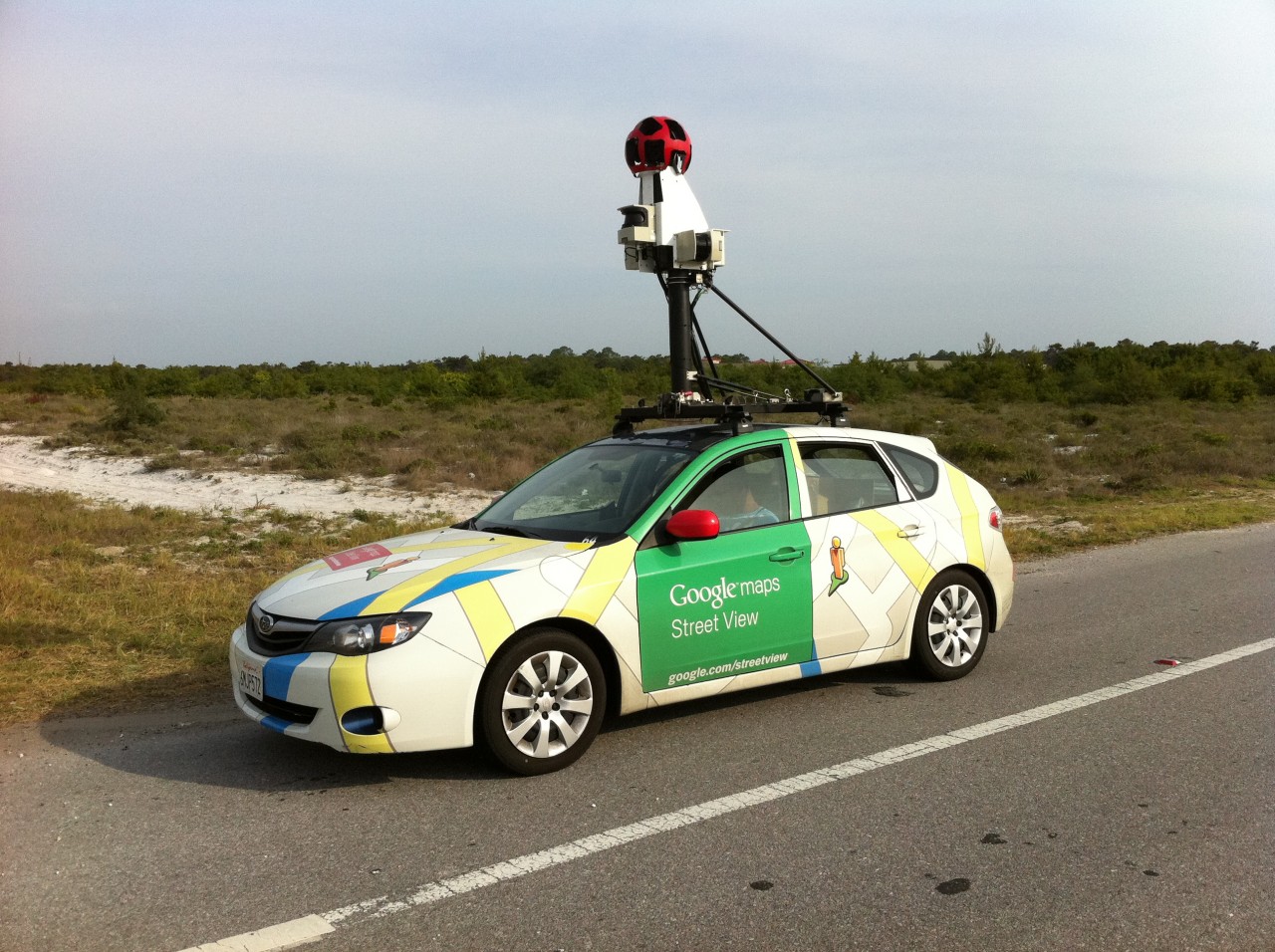 Машина для съемки панорам улиц Google