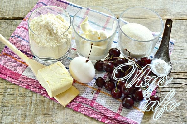 Кекс с вишней фото ингредиенты