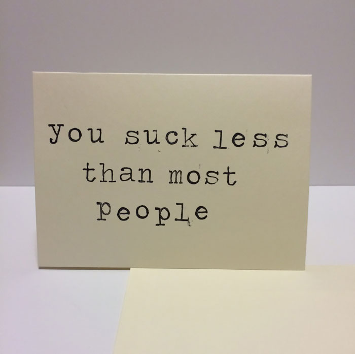 Honest Valentine's Day Card