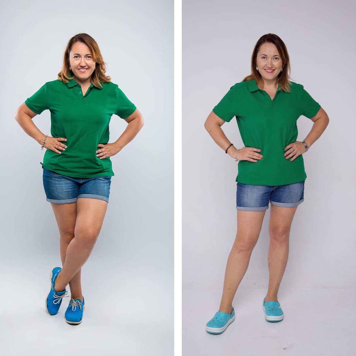 До и после похудения в одежде