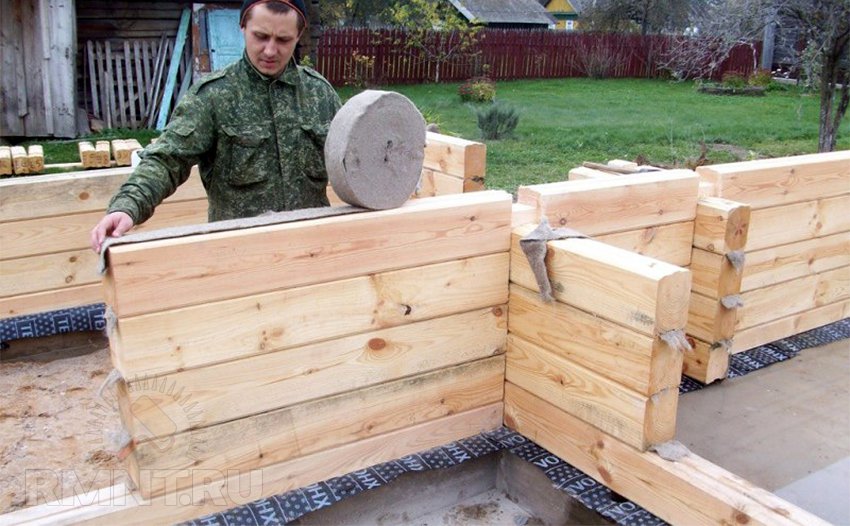 Как построить баню из профилированного бруса Как построить баню из профилированного бруса