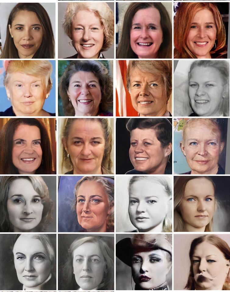 Кто-то превратил американских президентов в женщин, и некоторые из них даже симпатичные