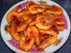 Жареные креветки - лучшая закуска под белое вино