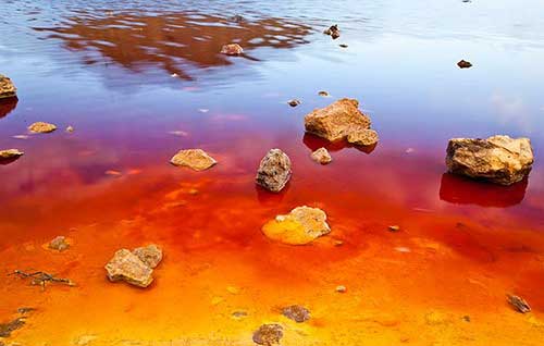 Вода красного цвета Странные озёра со всего света