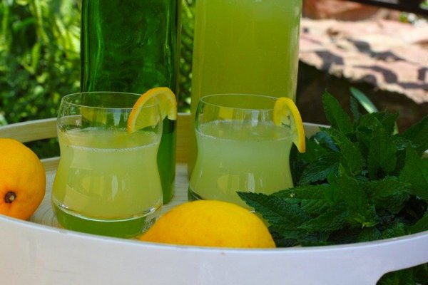 Домашний натуральный лимонад с мятой