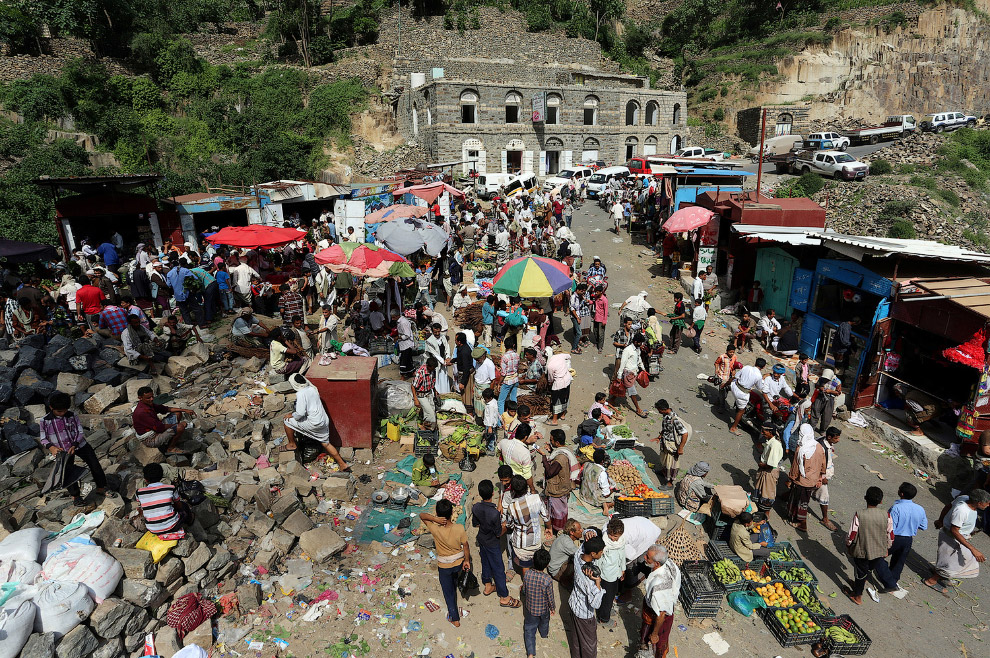 Местный рынок в горах