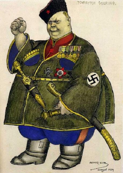 Нешуточные карикатуры Артура Шика, за которые художник был объявлен личным врагом Адольфа Гитлера