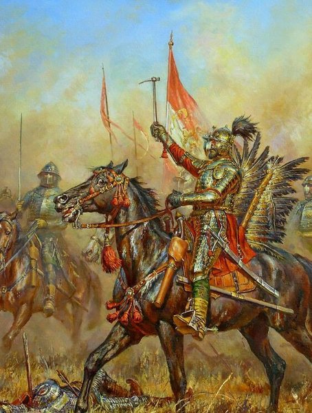 Крылатый гусар с клевцом