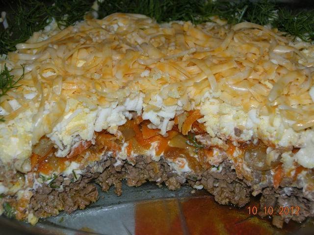 Салат из куриной печени рецепт с простой Салат из куриной печени рецепт с простой