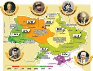 Какие территории Украина получила в «подарок»