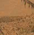 Пейзаж с веткой ели. 1620-1630 - Гравюра 13,2 x 18,8 Риксмузеум Амстердам
