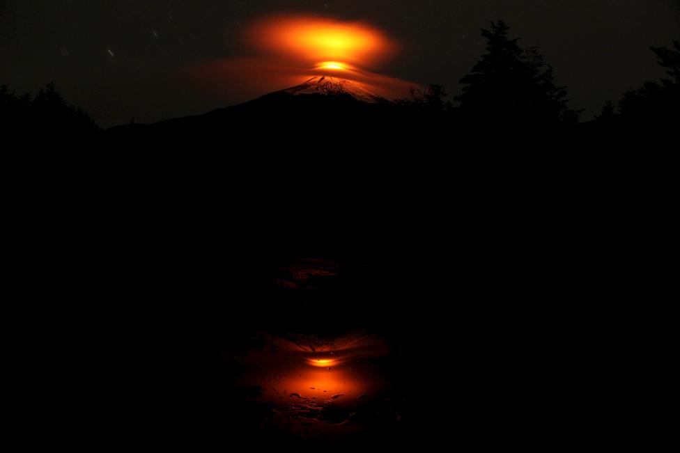 Неугомонный вулкан Вильяррика в Чили