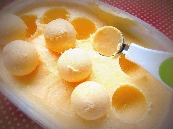 Вкуснейшее мандариновое мороженое Вкуснейшее мандариновое мороженое