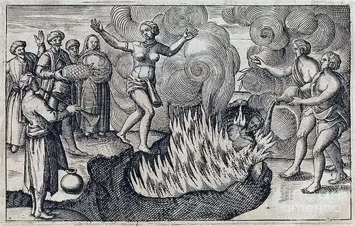 Обряд сати - одна из самых важных индийских традиций. Скорбная участь «белых вдов», или почему индийские женщины лелеют мужей