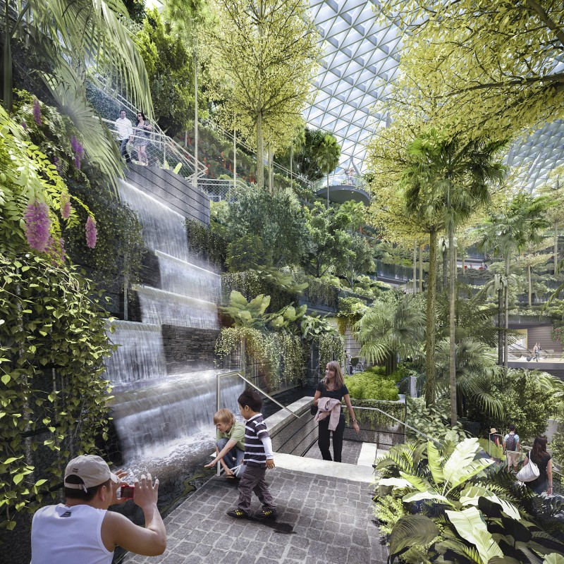 Jewel Changi Airport - потрясающий новый комплекс аэропорта в Сингапуре
