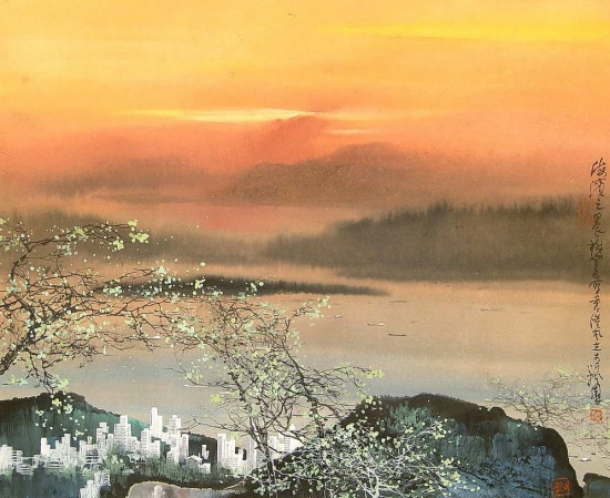 Художник Liu Maoshan. Волшебный акварельный мир