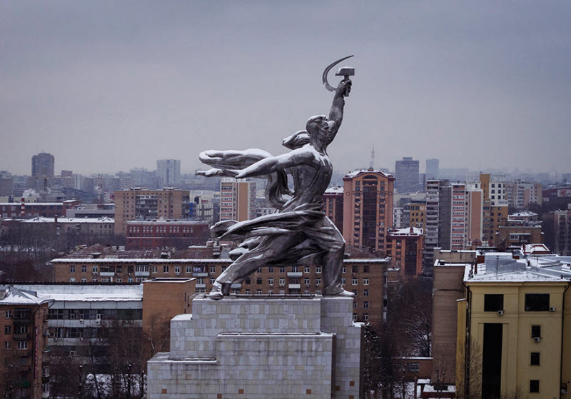 Рабочий и колхозница шагают в будущее Amos Chapple Photography, беспилотник, путешествия, фотография