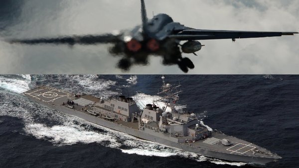 Авиация РФ устроила в Черном море незапланированную охоту на эсминцы США Авиация РФ устроила в Черном море незапланированную охоту на эсминцы США
