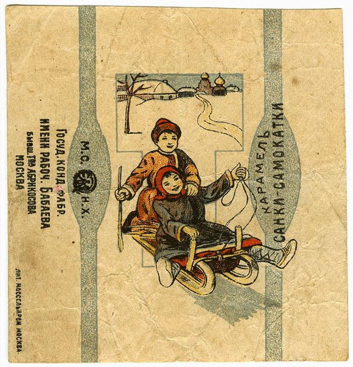 конфета, коллекция, обертки, СССР