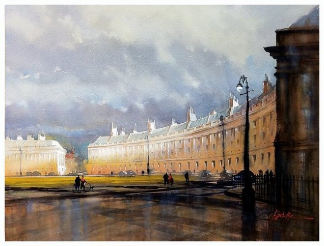Художник Том Шаллер. Ðкварели