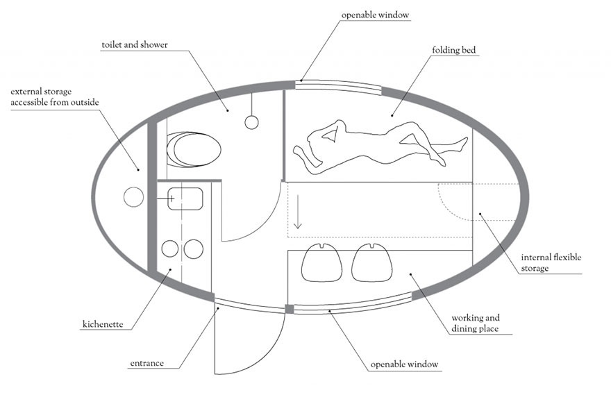 Ecocapsule – инновационный микро-дом с независимым энергоснабжением-8